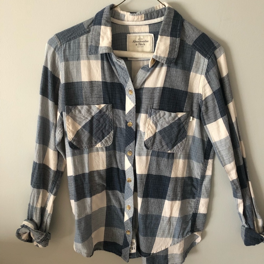 Blue and White Flannel